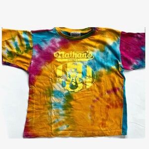 Nathan's Tye Dye Hotdogs Contest T-shirt
